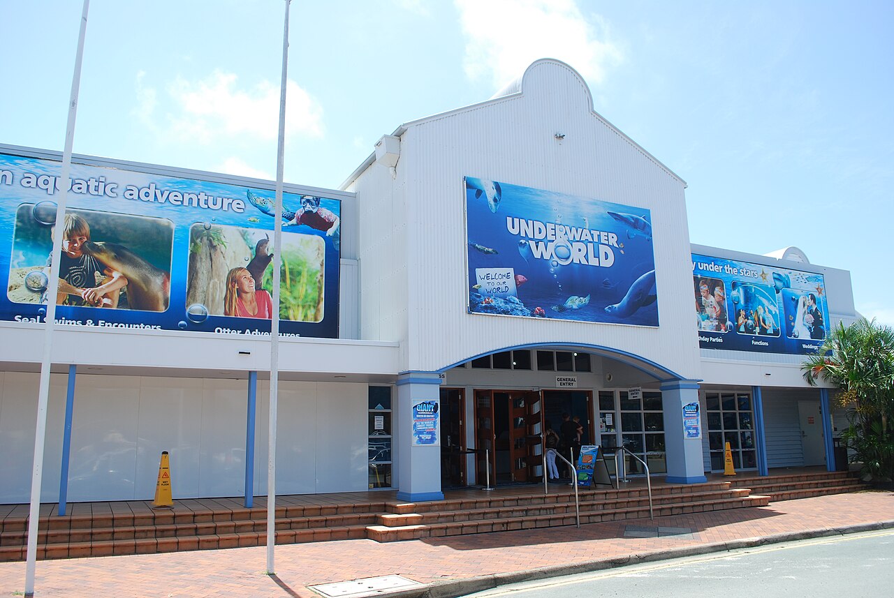 Entrance to SEA LIFE Sunshine Coast at Mooloolaba